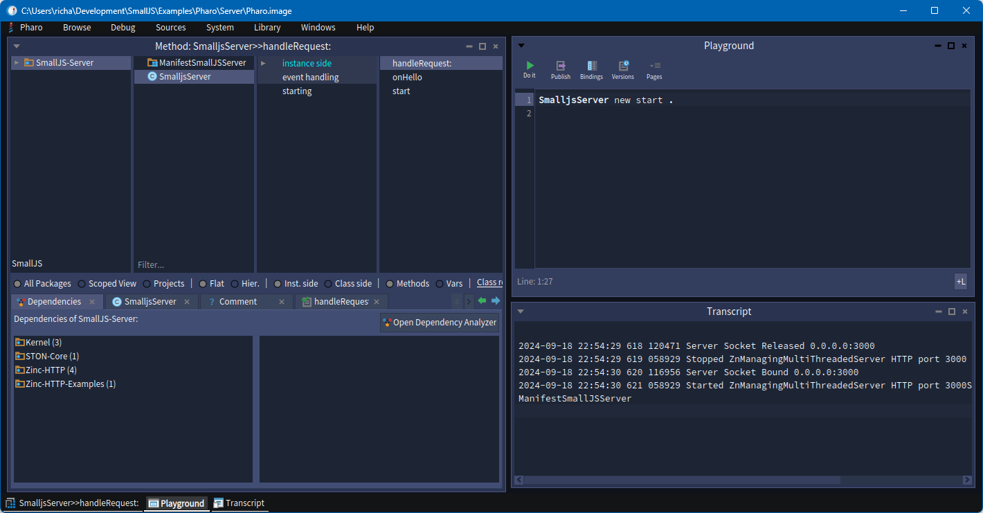 Pharo Window Setup